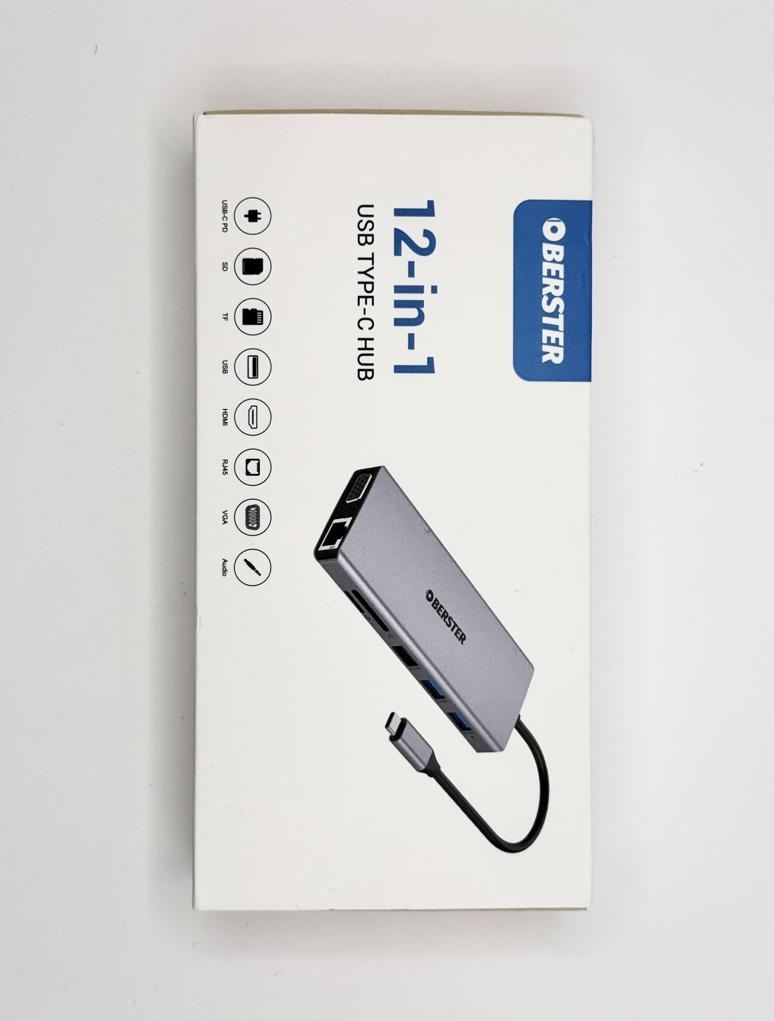 Stație de andocare USB-C 12 în 1 cu Afișaj Triplu