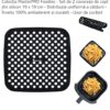 Set de 2 covorașe de copt din silicon - 19 x 19 cm