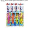Periuțe de dinți Signal pentru copii 0 - 6 ani,peri extra moi, culori asortate 4 buc/set - imagine 4