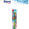 Periuțe de dinți Signal pentru copii 0 - 6 ani,peri extra moi, culori asortate 4 buc/set - imagine 2