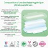 Absorbnte igienice hipoalergenice Love&Green, Bio, 48 buc/set - imagine 9
