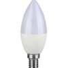 Lampă Led V-TAC, E14, 7 W, 600 lm, Alb cald, 3000 K, lumânare - imagine 9